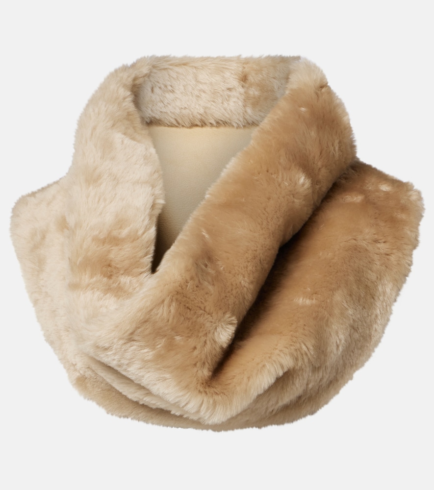 Toteme Women's Beige Shearling Scarf - Mytheresa