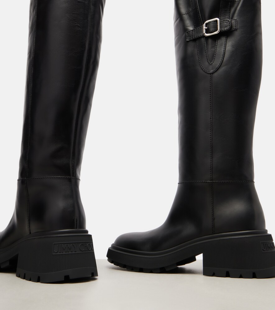 Tamsin Leather Knee-High Boots