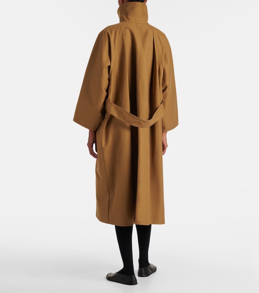  The Row The Row Aurore Oversized Cotton Canvas Coat 