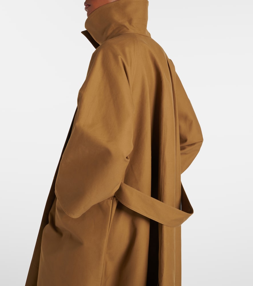  The Row The Row Aurore Oversized Cotton Canvas Coat 