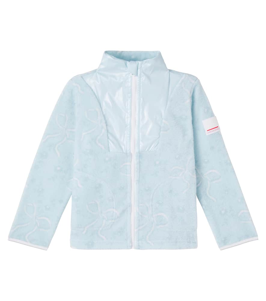 Bogner Kids' X Loveshackfancy Jette Fleece Jacket In Blue