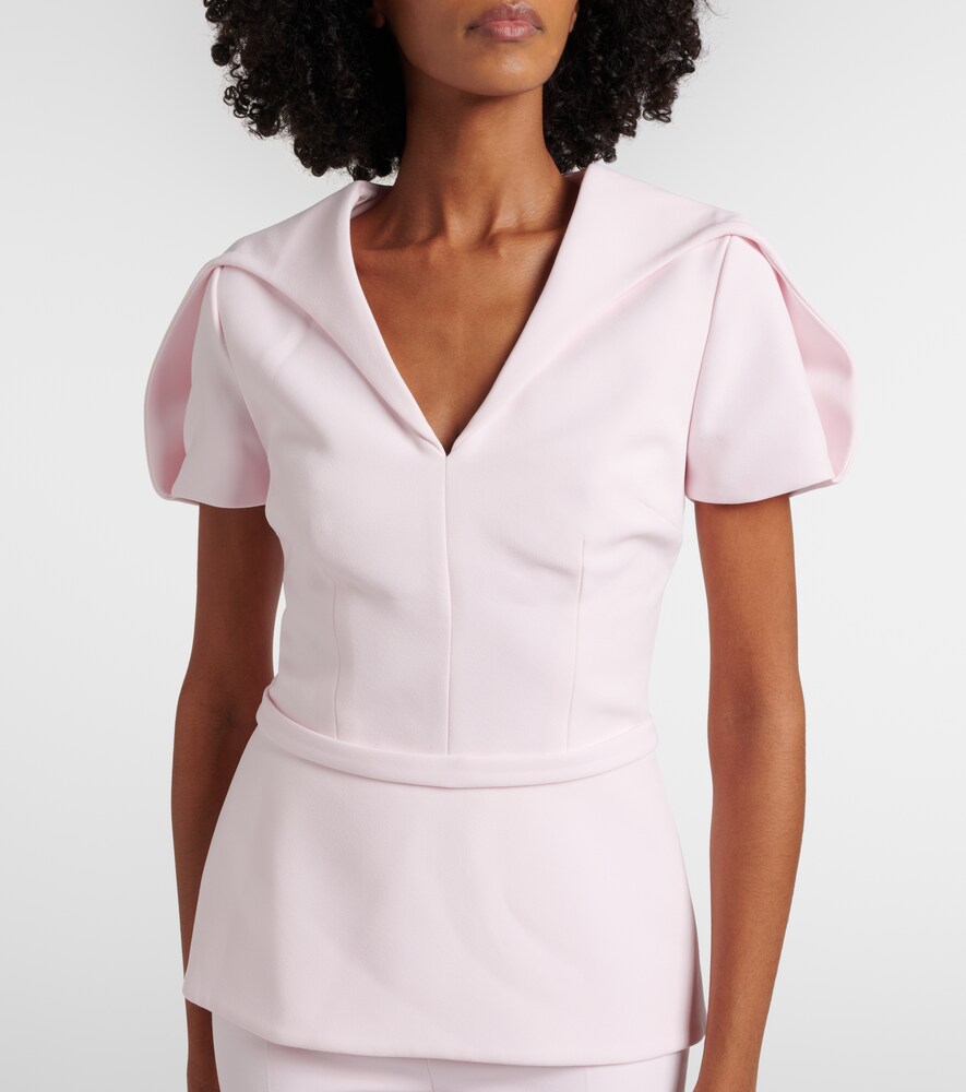  Safiyaa Safiyaa Leighton Crepe Top 