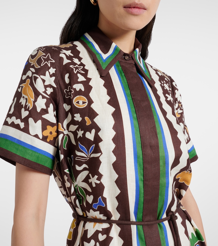  Alemais Alémais Hemdblusenkleid Maroc Aus Leinen 
