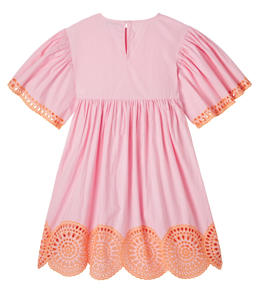  Stella Mccartney Kids Stella Mccartney Kids Kleid Aus Baumwollpopeline 