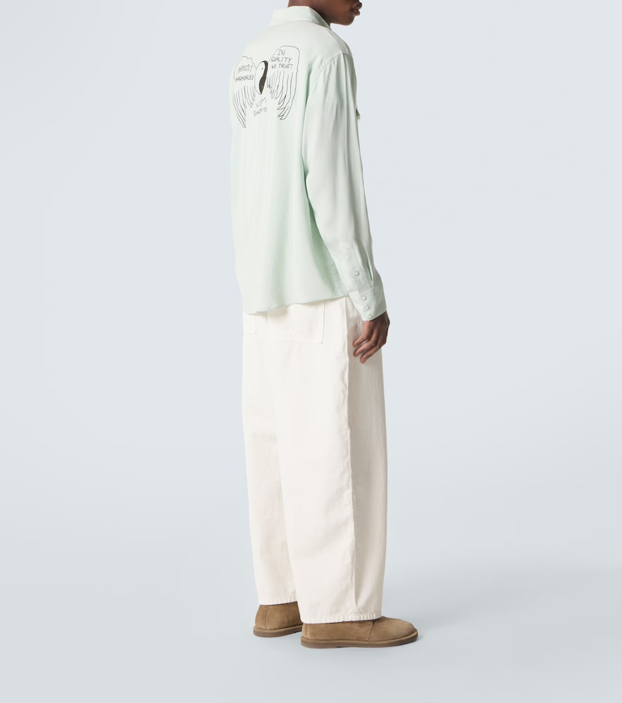  Visvim Visvim Hemd Four corners Aus Canvas 