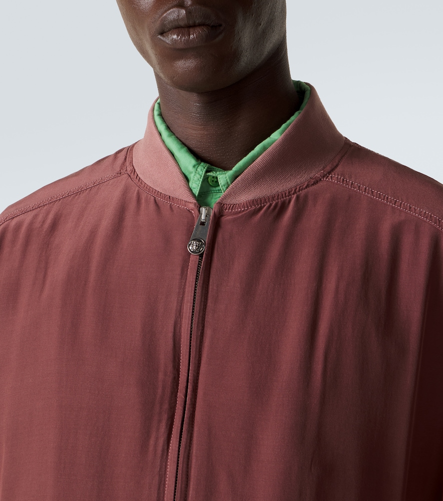  Versace Versace Oversize-blouson Aus Seidenpopeline 