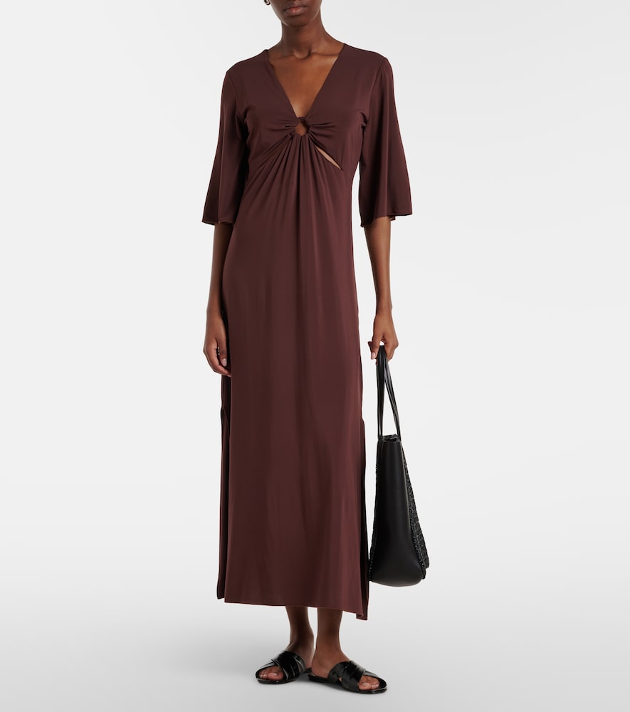 Max Mara Riga cutout midi dress