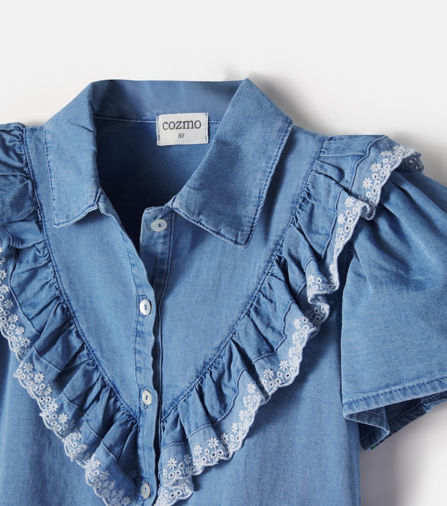  Cozmo Cozmo Hemd Hazel Aus Baumwoll-chambray 