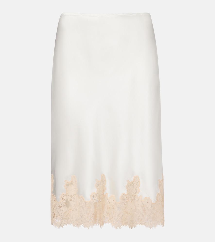 Doen Dôen Elowette lace-trimmed silk longuette