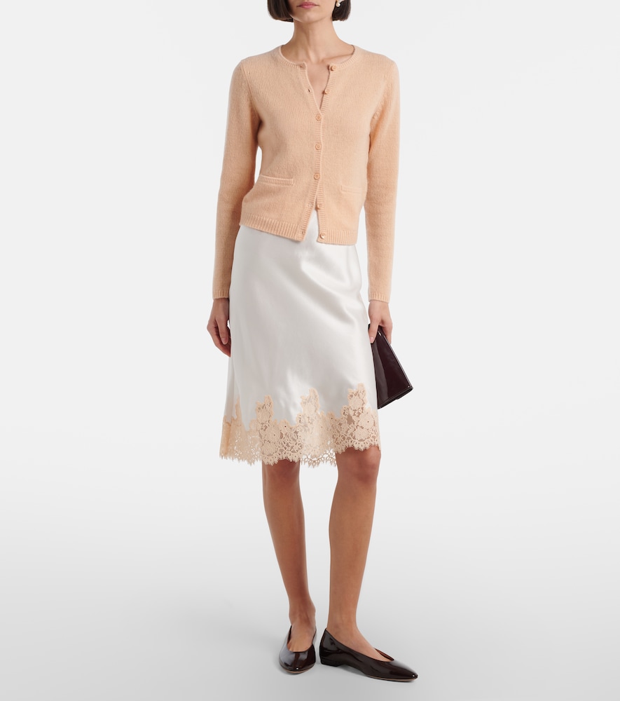  Doen Dã´en Elowette Lace-trimmed Silk Longuette 