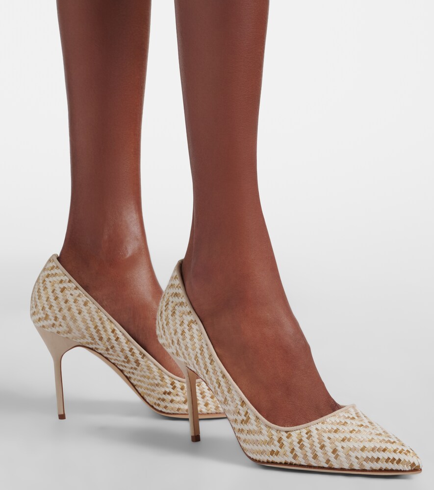 Manolo Blahnik BB woven pumps