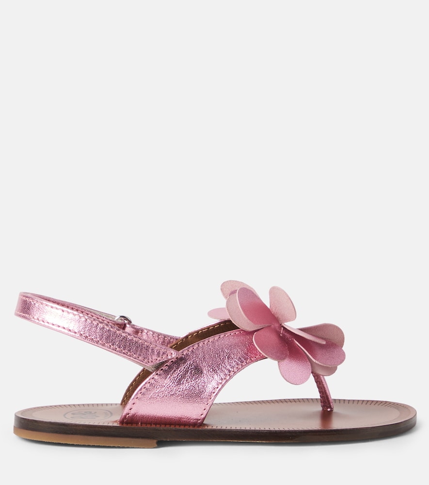  Pepe Pèpè Sandalen Aus Metallic-leder 
