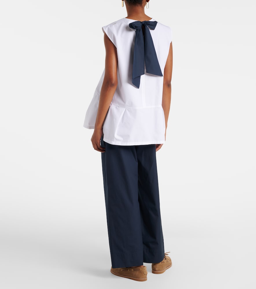  's Max Mara 's Max Mara Weite Hose Argento Aus Baumwolle 