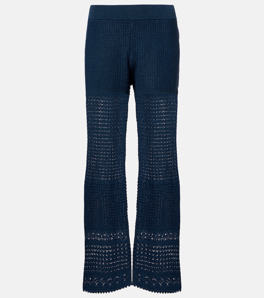 Eres Emblème open-knit straight pants