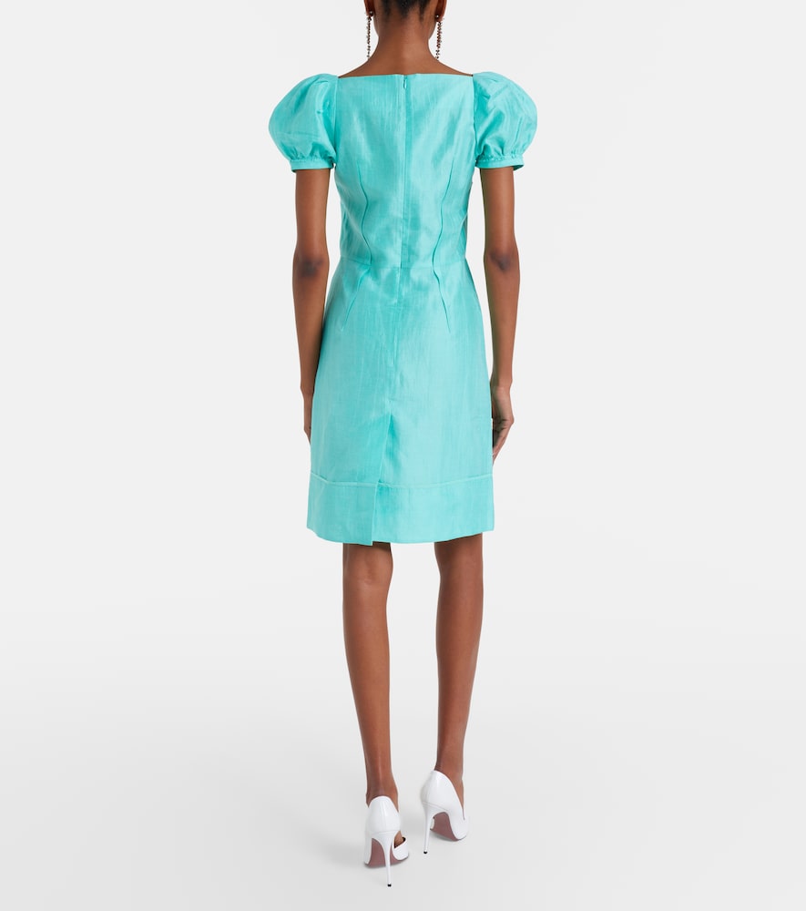  Shushu/tong Shushu/tong Midikleid Aus Einem Leinengemisch 