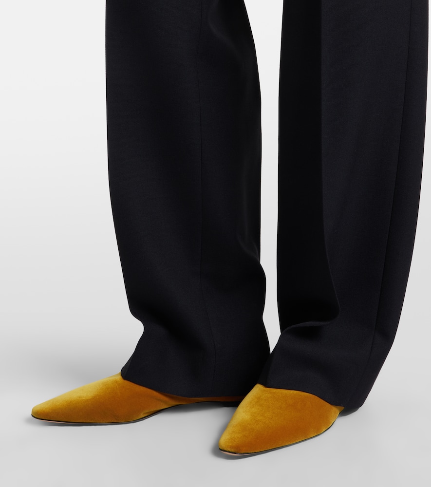 Toteme Velvet slip-on shoes