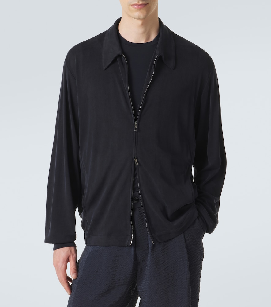  Giorgio Armani Giorgio Armani Zip-up Blouson Jacket 