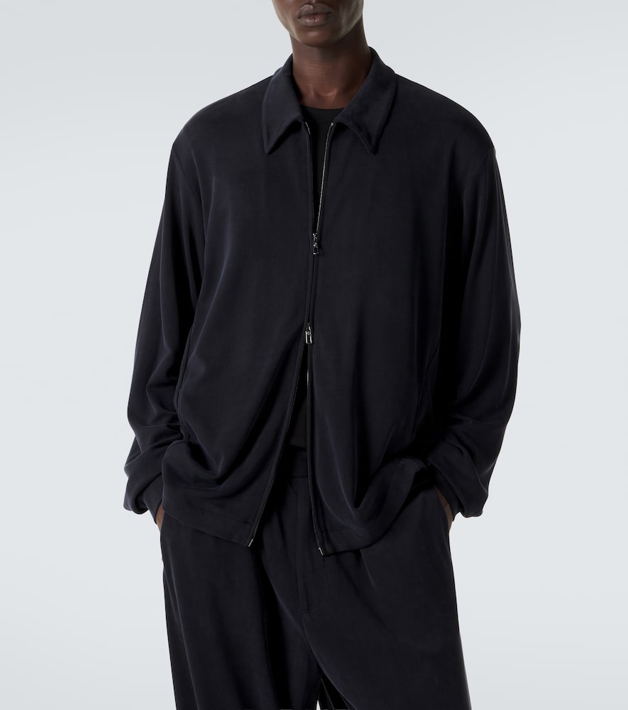 Zip-Up Blouson Jacket