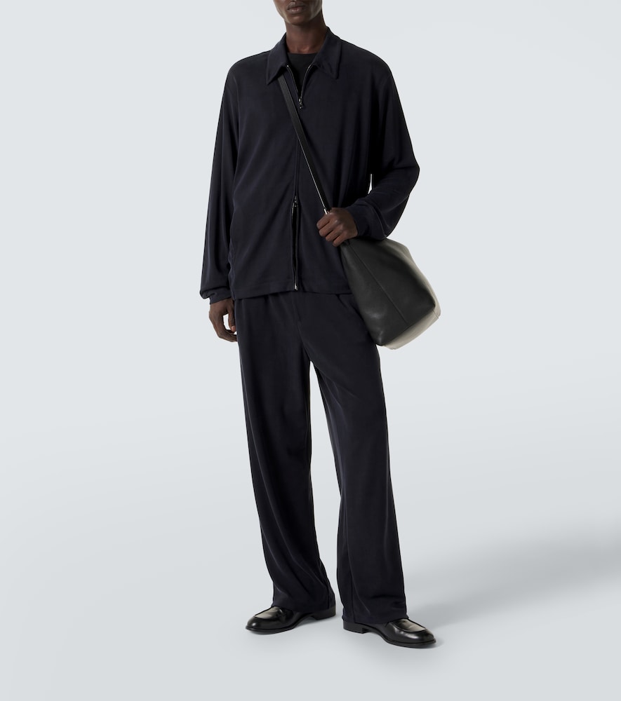 Zip-Up Blouson Jacket