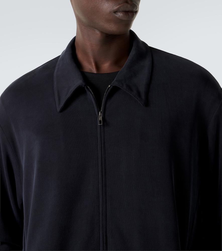 Zip-Up Blouson Jacket