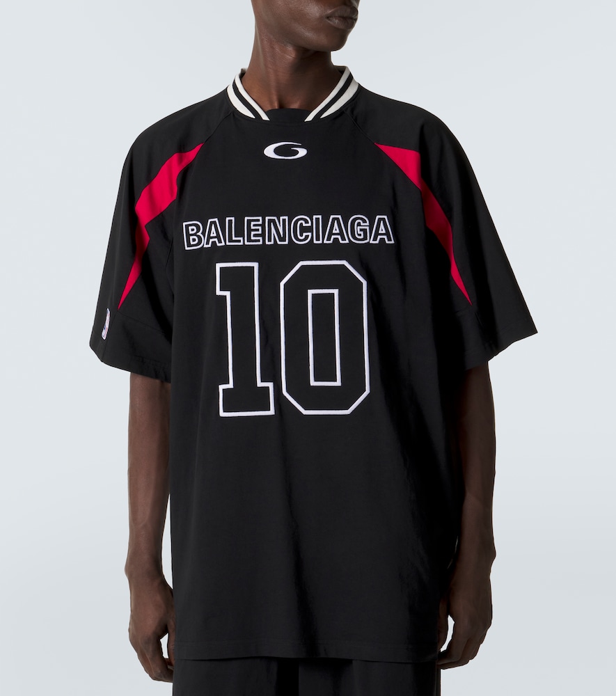 X Nba Logo Cotton Jersey T-Shirt