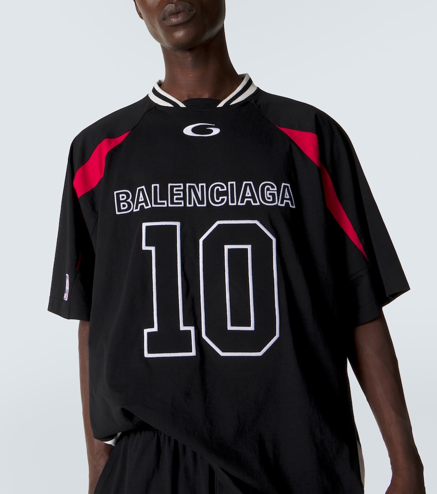 X Nba Logo Cotton Jersey T-Shirt