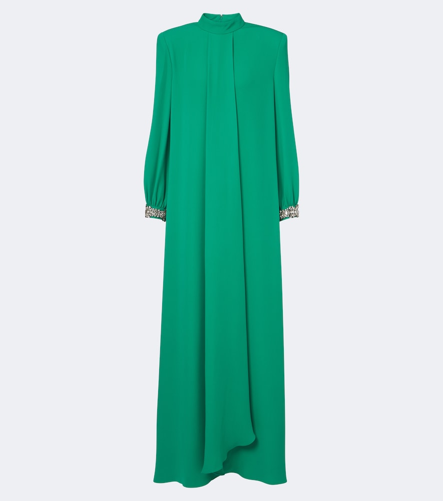 Robe Cady Couture aus Seide mit Kristallen