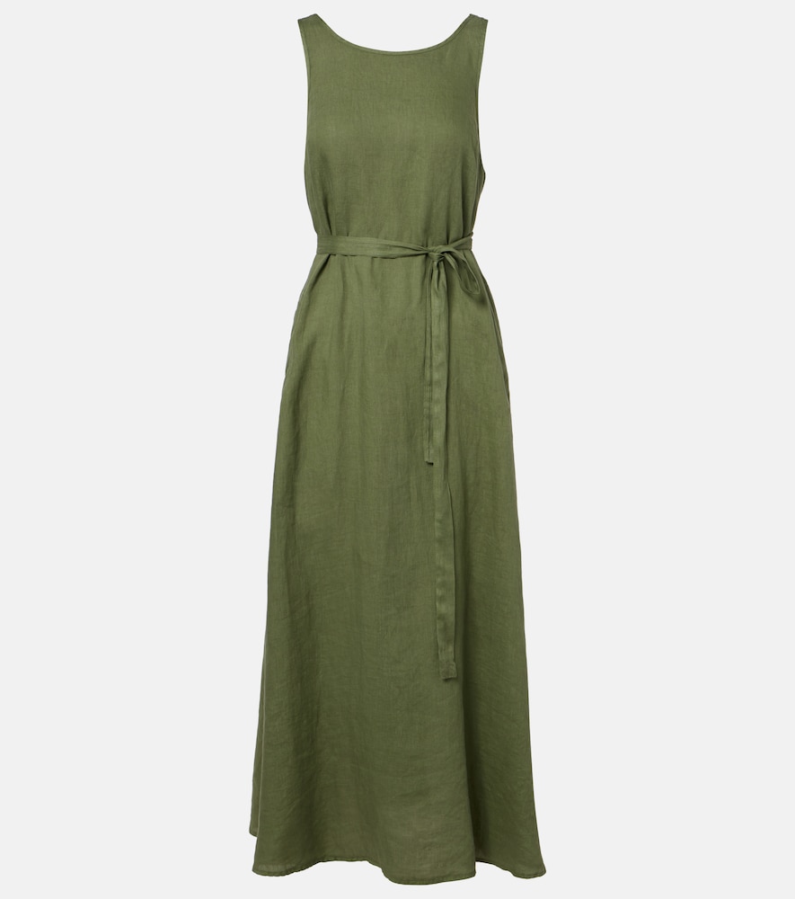 Velvet Reta linen midi dress