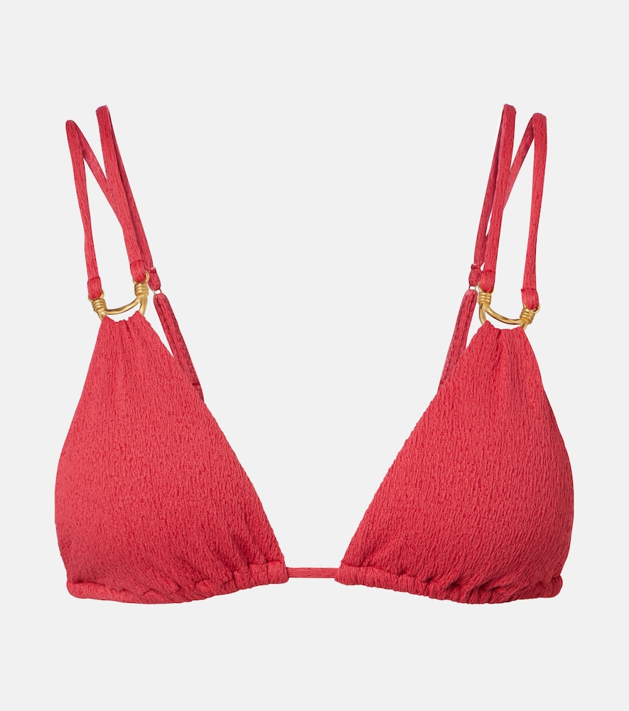 Vix Paula Hermanny Callie Bikini Top In Red