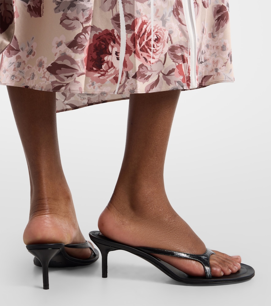 Acne Studios Leather thong sandals