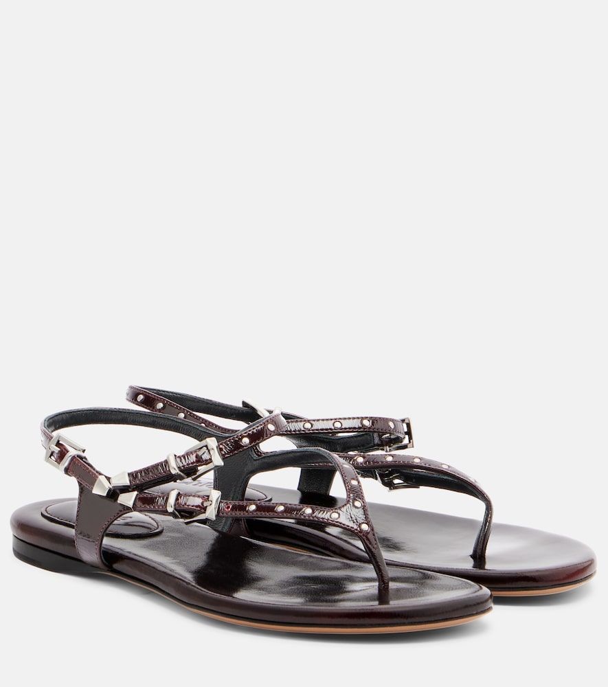 Chloé Sandali infradito Susanna in pelle con borchie