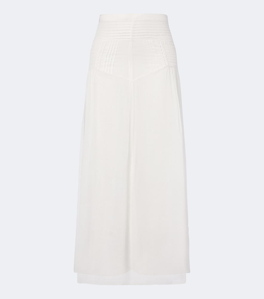 Marant Etoile Women's White Pylka Maxi Skirt UK Size 6 - Mytheresa