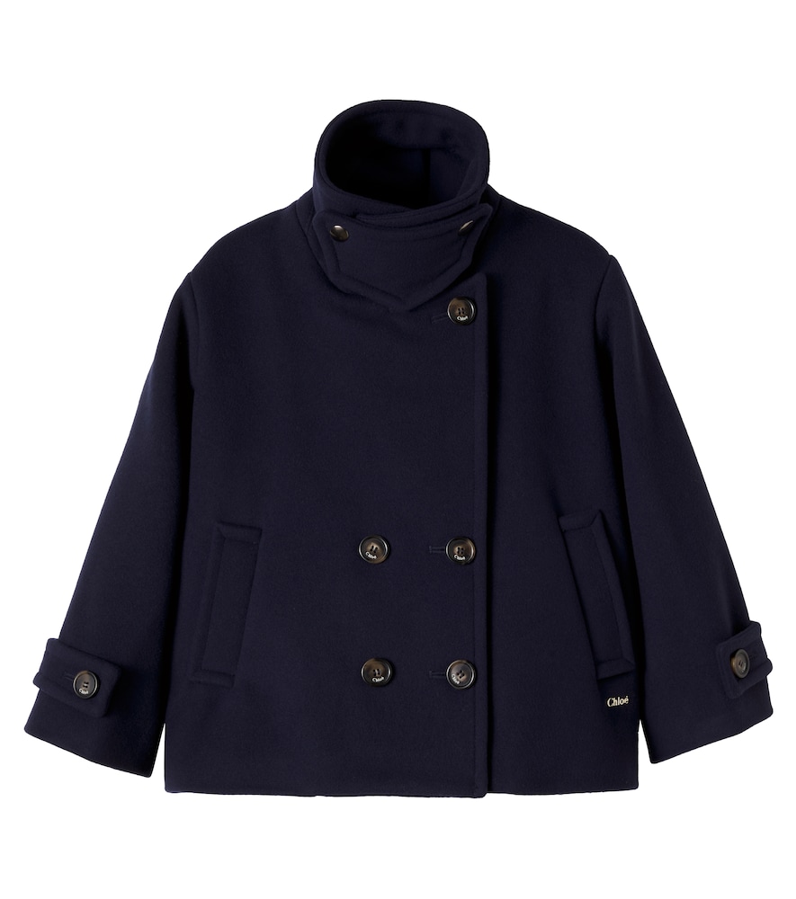 Chloé Kids Jacke aus einem Wollgemisch