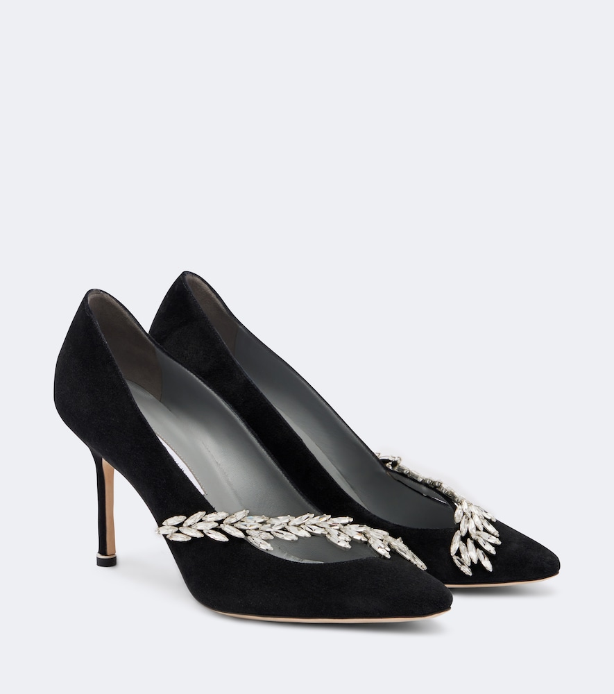 Balenciaga x Manolo Blahnik Escarpins en daim 1190€
