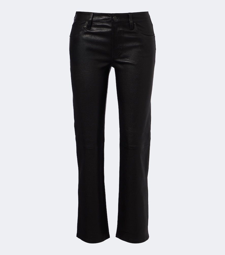 Frame Cigarette leather slim pants | Thumbnail 1 Frame Cigarette leather slim pants | Thumbnail 1