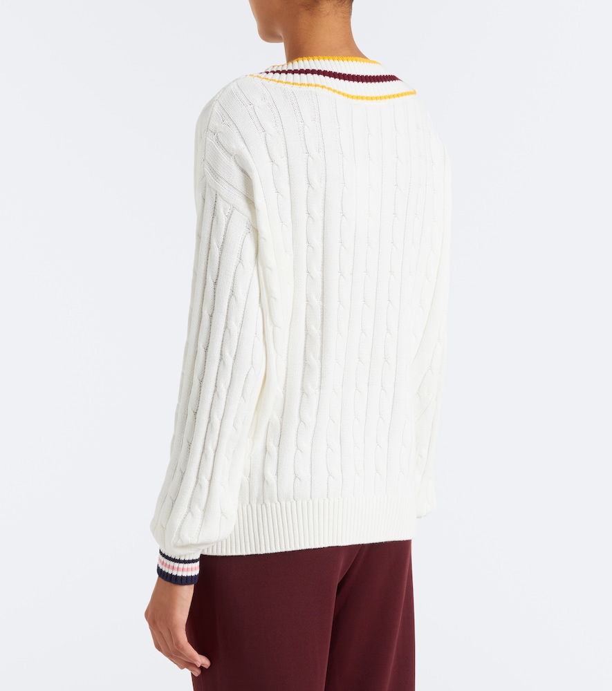 Josette Cable-Knit Cotton Sweater