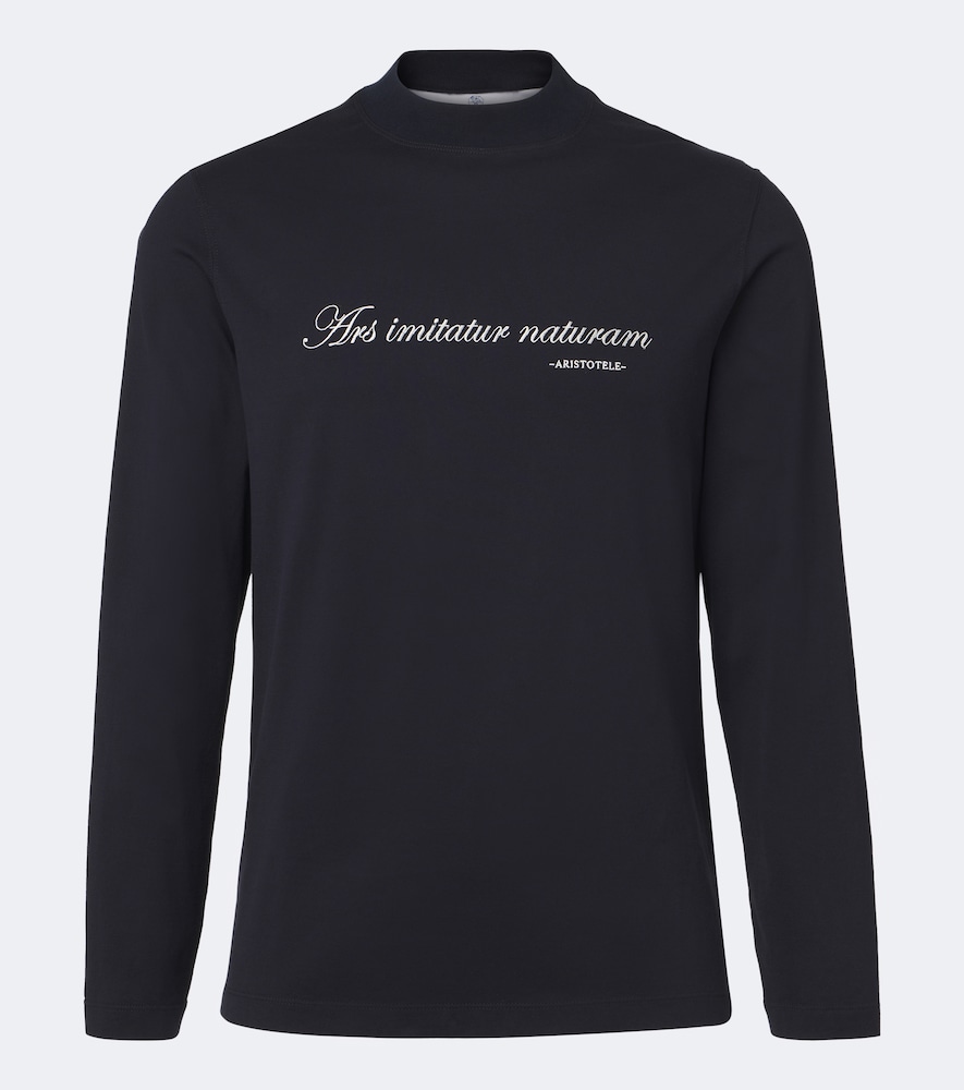 T-shirt in jersey di cotone con stampa