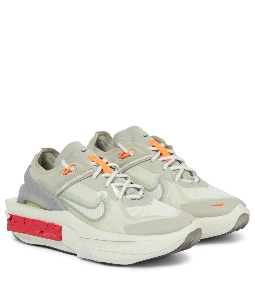 Nike Fontanka Edge Rubber-trimmed Mesh Sneakers In Grey