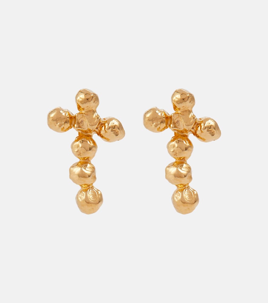 Alighieri The Uncoded Path 24kt gold-plated earrings