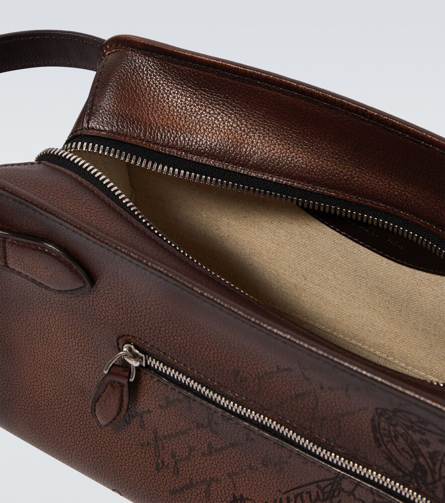  Berluti Berluti Morning Scritto Leather Toiletry Bag 