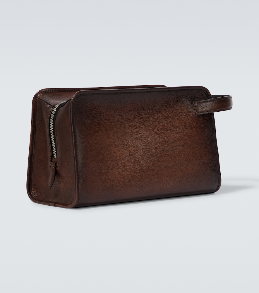  Berluti Berluti Morning Scritto Leather Toiletry Bag 