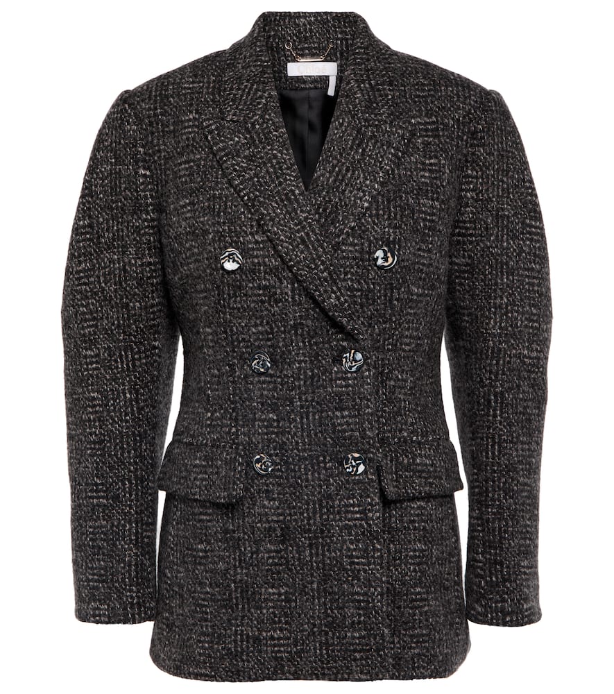 Chloé Double-breasted wool-blend blazer