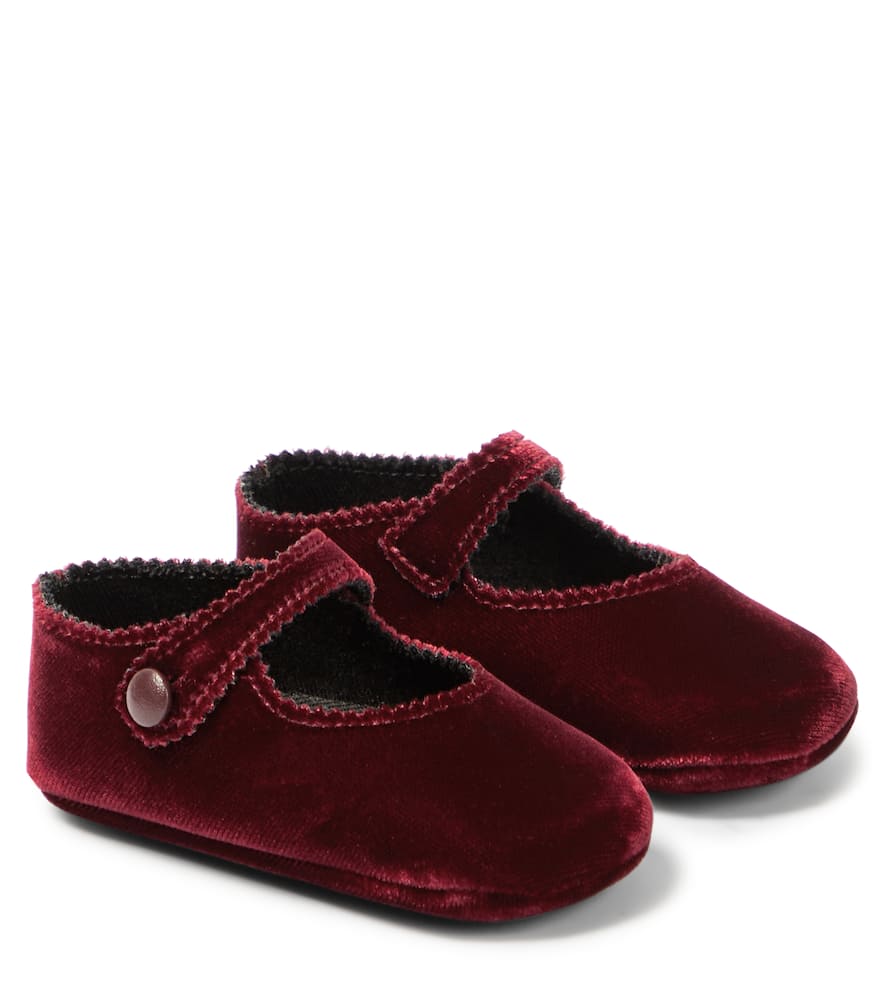PèPè Baby velvet ballet flats