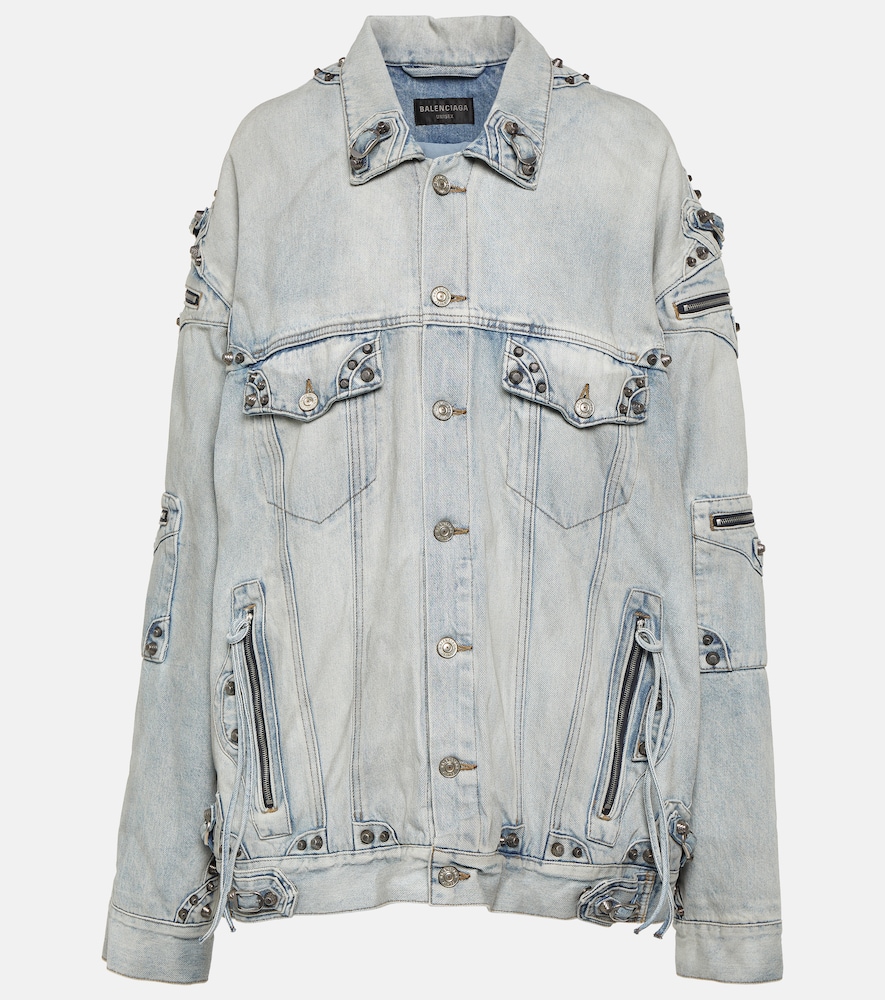 Balenciaga Cagole oversized denim jacket