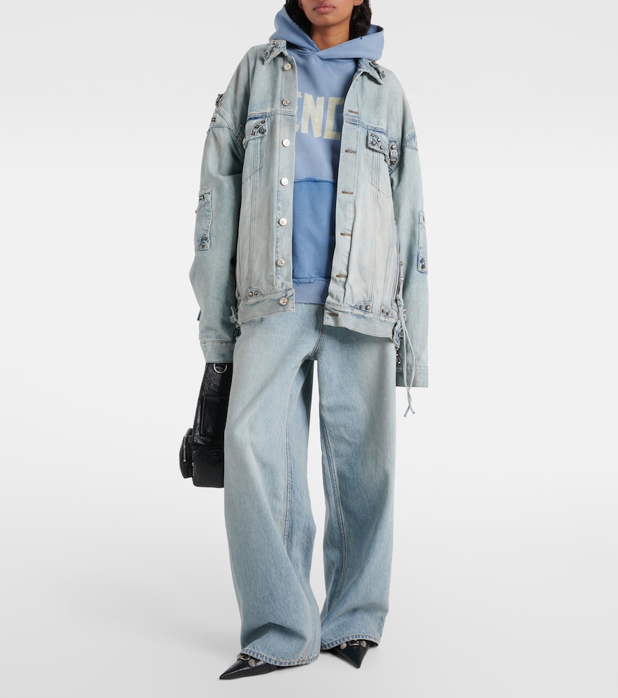  Balenciaga Balenciaga Cagole Oversized Denim Jacket 