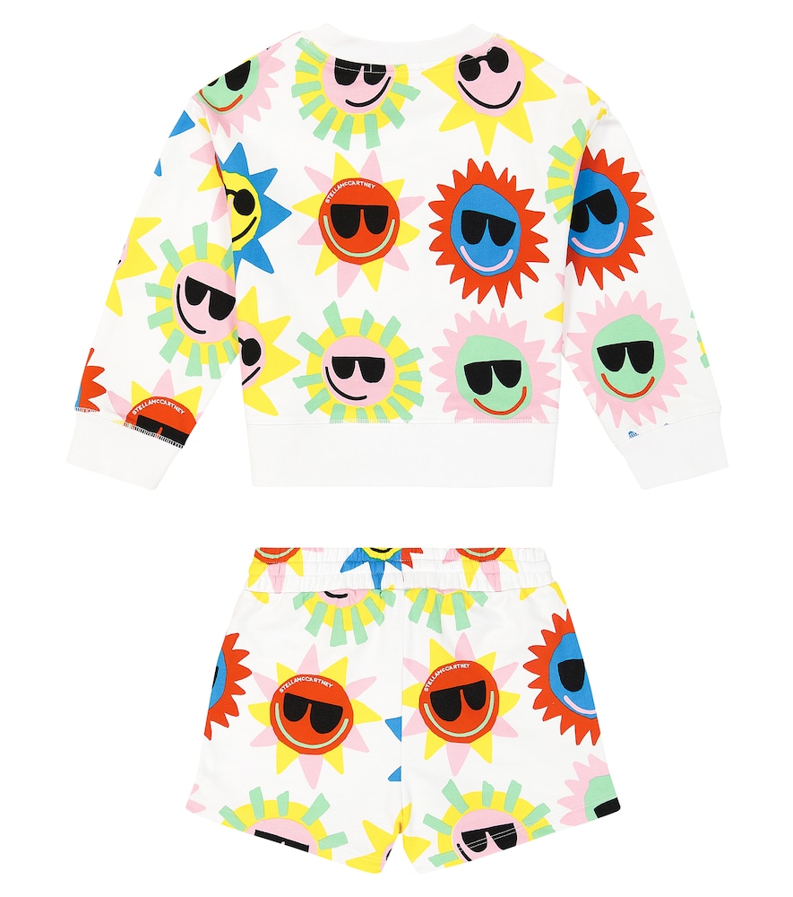  Stella Mccartney Kids Stella Mccartney Kids Set Aus Sweatshirt Und Shorts Aus Baumwolle 