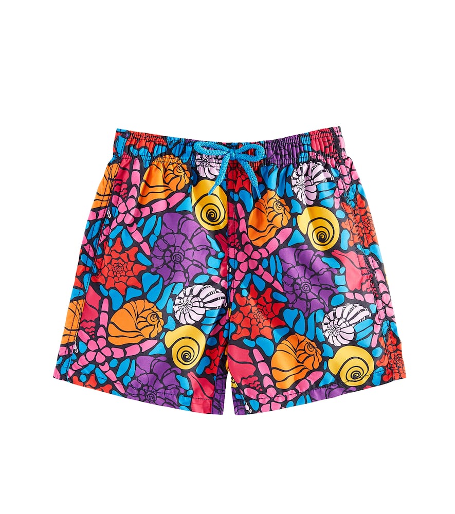 Vilebrequin Noumea Printed Swim Trunks In Multicoloured