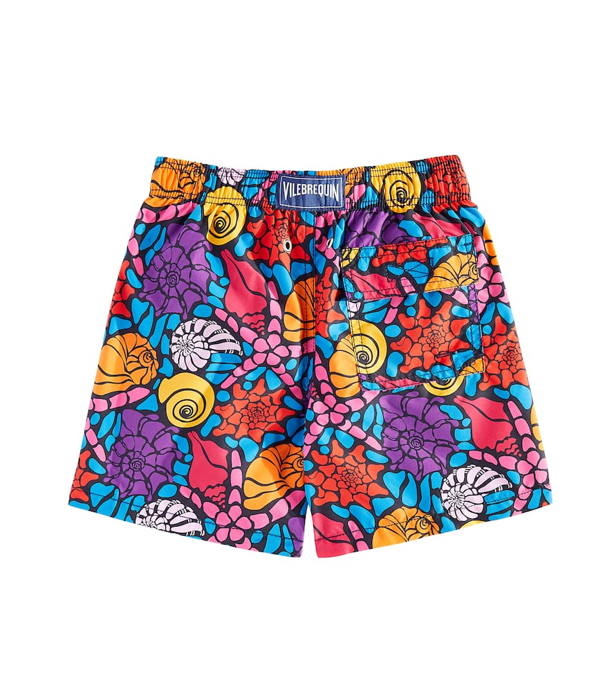 Vilebrequin Noumea Printed Swim Trunks In Multicoloured