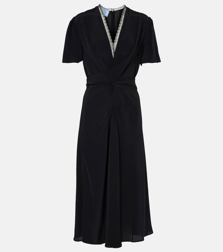 Jersey midi dress