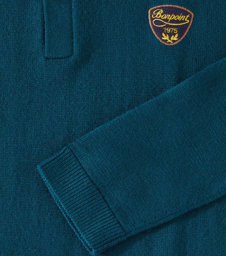  Bonpoint Bonpoint Pull Polo Darius En Laine 
